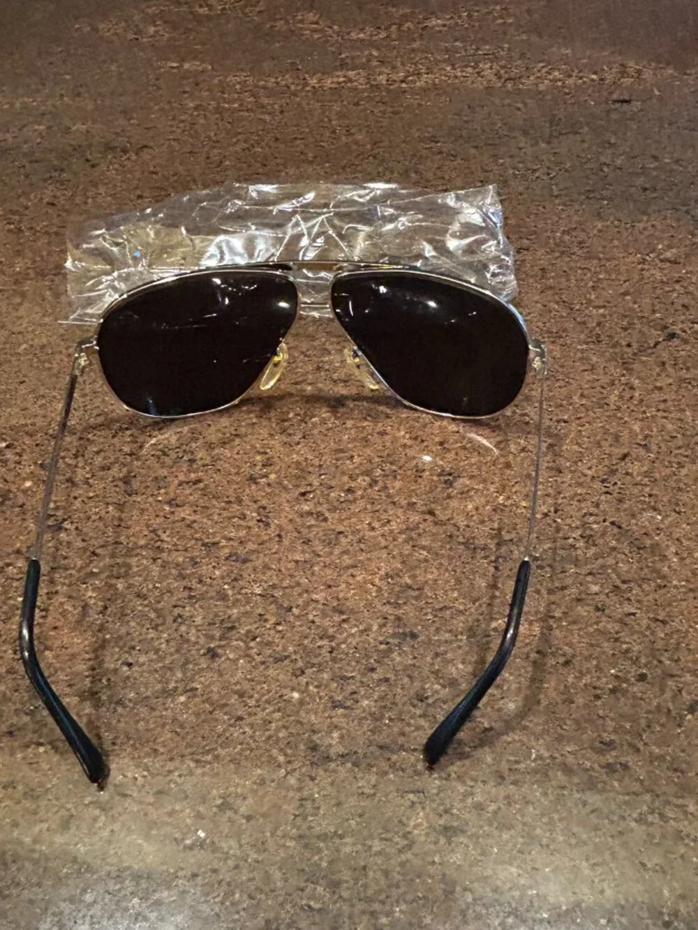 Aviator Sunglasses Gold Rim - NWOT